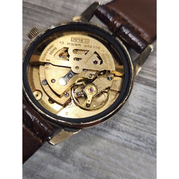 Vintage BULOVA Sea Flight K men's automatic watch 11 BLAC, swiss M8, 1968 - Picture 11 of 12